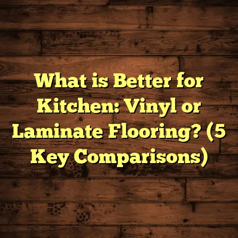 What is Better for Kitchen: Vinyl or Laminate Flooring? (5 Key Comparisons)