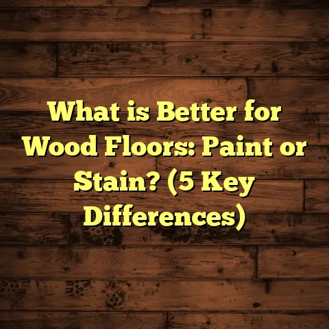 What is Better for Wood Floors: Paint or Stain? (5 Key Differences)