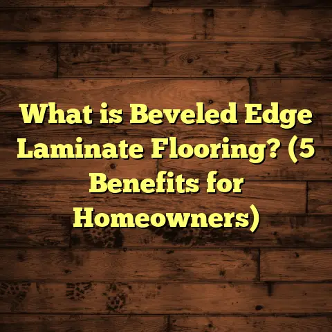 What is Beveled Edge Laminate Flooring? (5 Benefits for Homeowners)