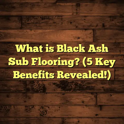 What is Black Ash Sub Flooring? (5 Key Benefits Revealed!)
