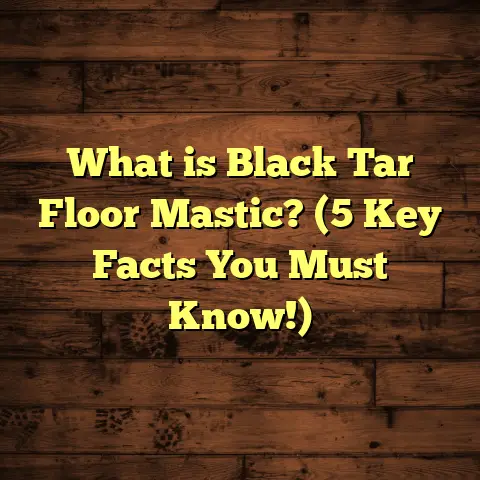 What is Black Tar Floor Mastic? (5 Key Facts You Must Know!)