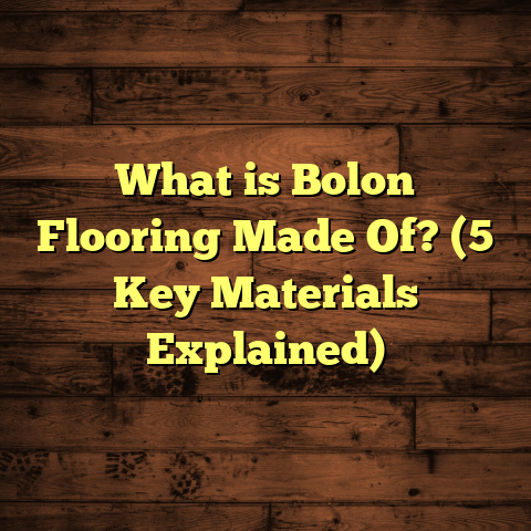 What is Bolon Flooring Made Of? (5 Key Materials Explained)