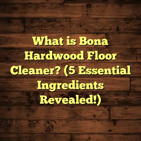 What is Bona Hardwood Floor Cleaner? (5 Essential Ingredients Revealed!)