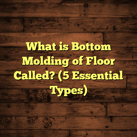What is Bottom Molding of Floor Called? (5 Essential Types)
