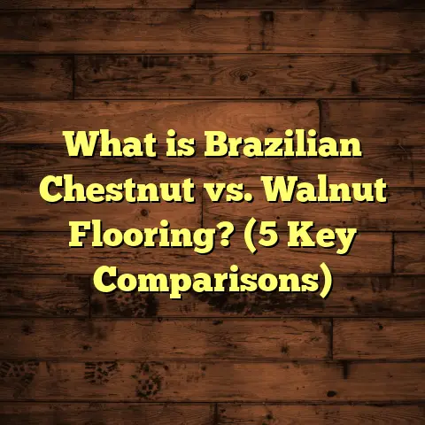 What is Brazilian Chestnut vs. Walnut Flooring? (5 Key Comparisons)