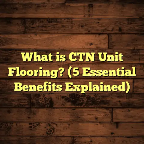 What is CTN Unit Flooring? (5 Essential Benefits Explained)