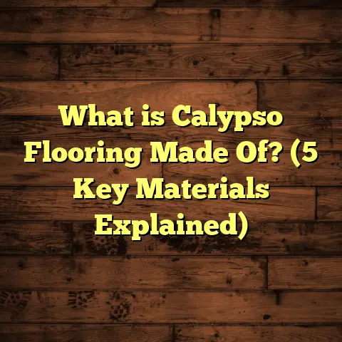 What is Calypso Flooring Made Of? (5 Key Materials Explained)