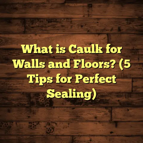 What is Caulk for Walls and Floors? (5 Tips for Perfect Sealing)