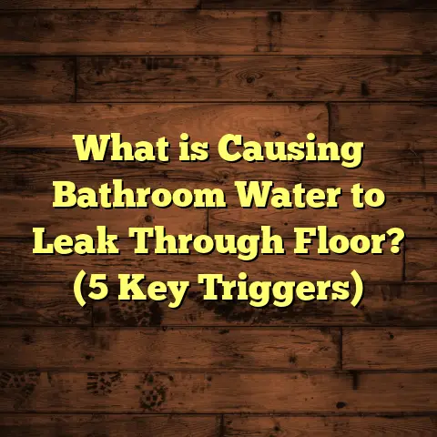 What is Causing Bathroom Water to Leak Through Floor? (5 Key Triggers)