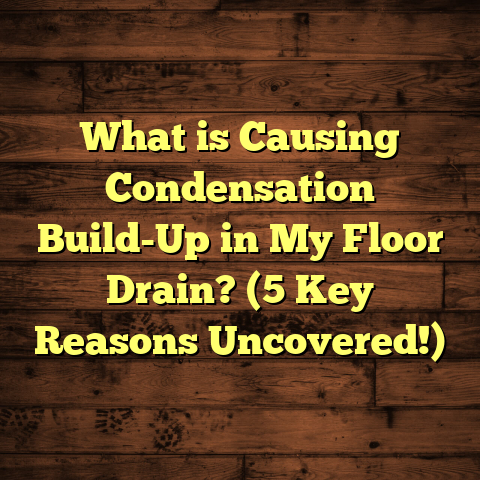 What is Causing Condensation Build-Up in My Floor Drain? (5 Key Reasons Uncovered!)