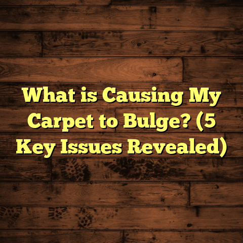 What is Causing My Carpet to Bulge? (5 Key Issues Revealed)