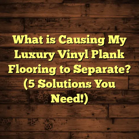 What is Causing My Luxury Vinyl Plank Flooring to Separate? (5 Solutions You Need!)