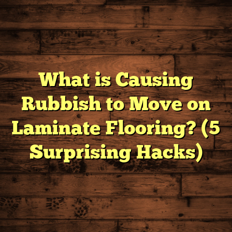 What is Causing Rubbish to Move on Laminate Flooring? (5 Surprising Hacks)