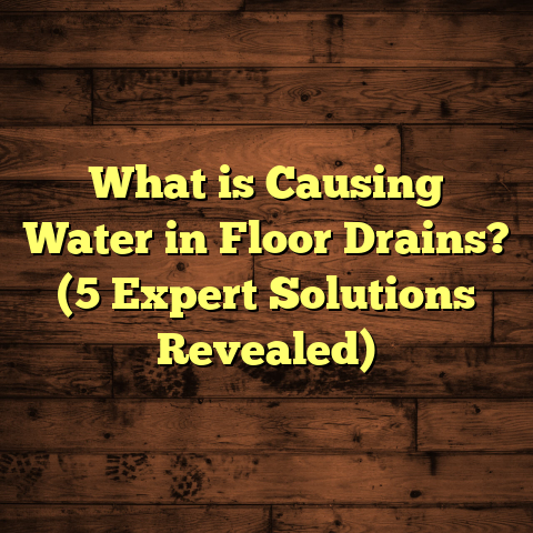 What is Causing Water in Floor Drains? (5 Expert Solutions Revealed)