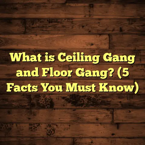 What is Ceiling Gang and Floor Gang? (5 Facts You Must Know)