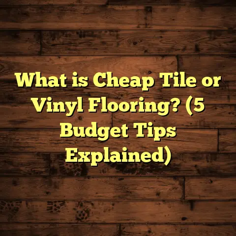 What is Cheap Tile or Vinyl Flooring? (5 Budget Tips Explained)