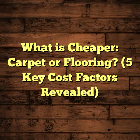 What is Cheaper: Carpet or Flooring? (5 Key Cost Factors Revealed)