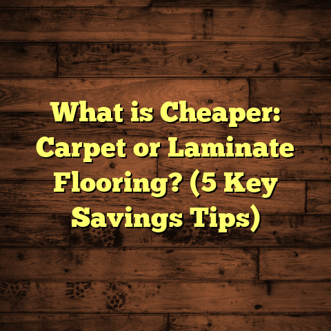 What is Cheaper: Carpet or Laminate Flooring? (5 Key Savings Tips)