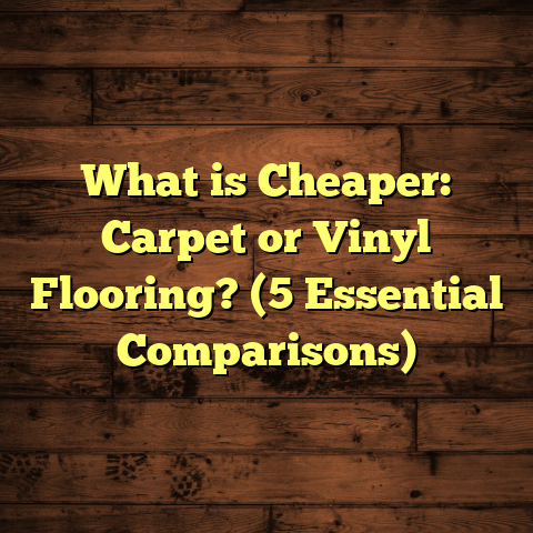 What is Cheaper: Carpet or Vinyl Flooring? (5 Essential Comparisons)