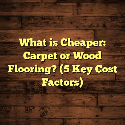 What is Cheaper: Carpet or Wood Flooring? (5 Key Cost Factors)