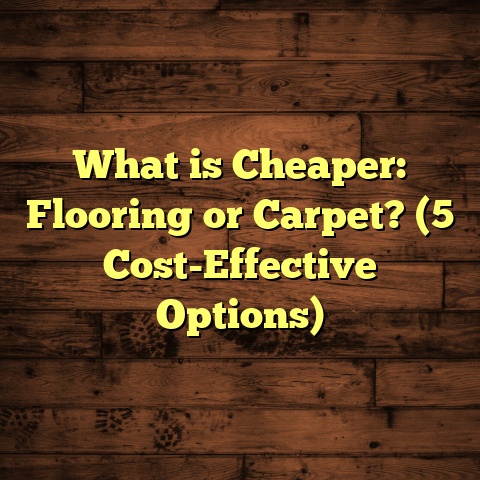 What is Cheaper: Flooring or Carpet? (5 Cost-Effective Options)