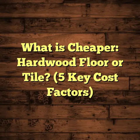 What is Cheaper: Hardwood Floor or Tile? (5 Key Cost Factors)