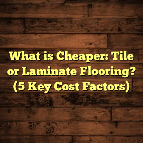What is Cheaper: Tile or Laminate Flooring? (5 Key Cost Factors)