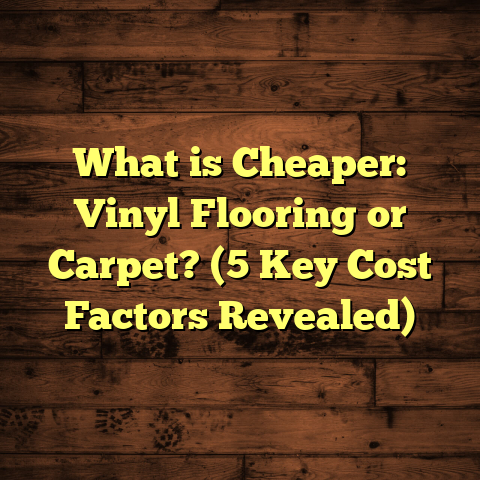What is Cheaper: Vinyl Flooring or Carpet? (5 Key Cost Factors Revealed)