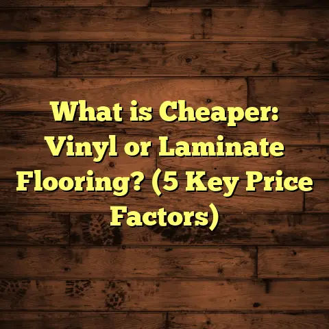 What is Cheaper: Vinyl or Laminate Flooring? (5 Key Price Factors)