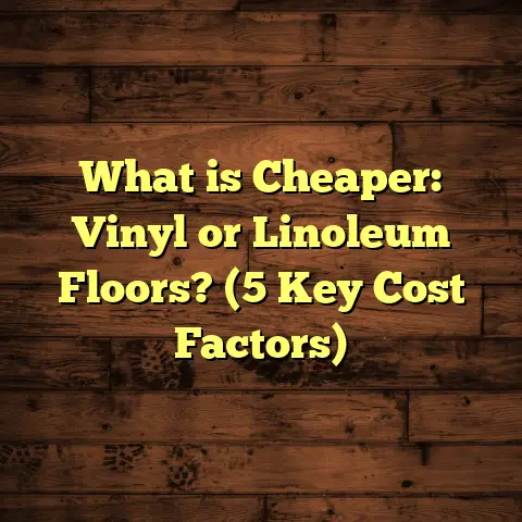 What is Cheaper: Vinyl or Linoleum Floors? (5 Key Cost Factors)