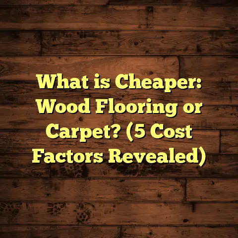 What is Cheaper: Wood Flooring or Carpet? (5 Cost Factors Revealed)