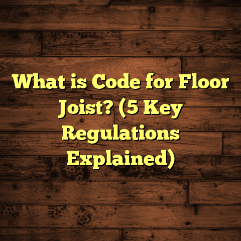 What is Code for Floor Joist? (5 Key Regulations Explained)