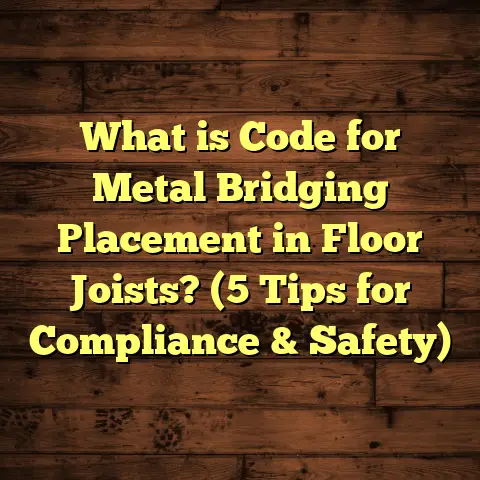What is Code for Metal Bridging Placement in Floor Joists? (5 Tips for Compliance & Safety)