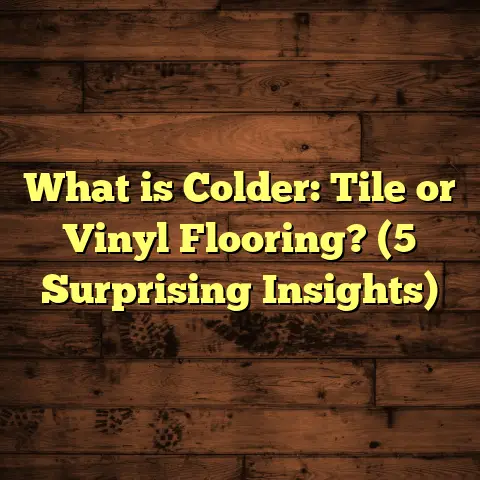What is Colder: Tile or Vinyl Flooring? (5 Surprising Insights)