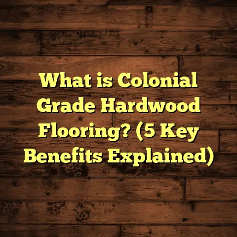 What is Colonial Grade Hardwood Flooring? (5 Key Benefits Explained)