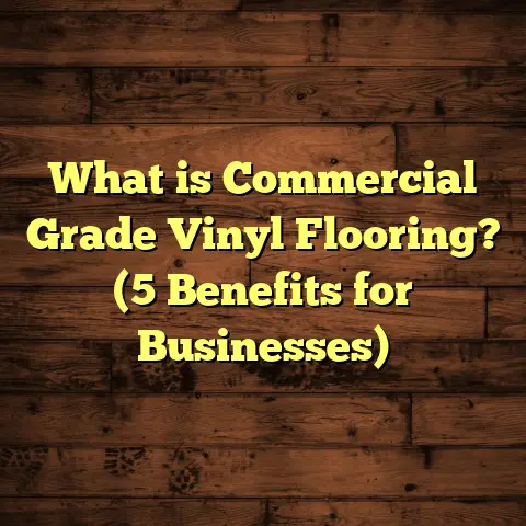 What is Commercial Grade Vinyl Flooring? (5 Benefits for Businesses)