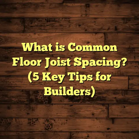 What is Common Floor Joist Spacing? (5 Key Tips for Builders)