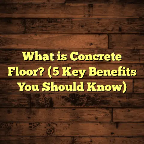What is Concrete Floor? (5 Key Benefits You Should Know)