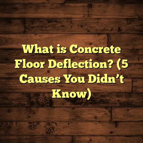 What is Concrete Floor Deflection? (5 Causes You Didn’t Know)
