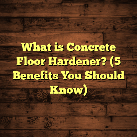 What is Concrete Floor Hardener? (5 Benefits You Should Know)