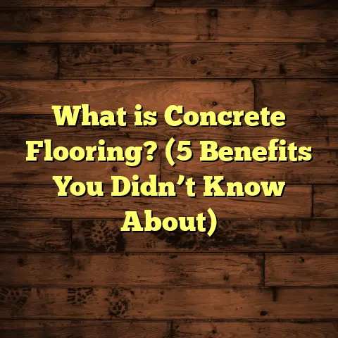 What is Concrete Flooring? (5 Benefits You Didn’t Know About)