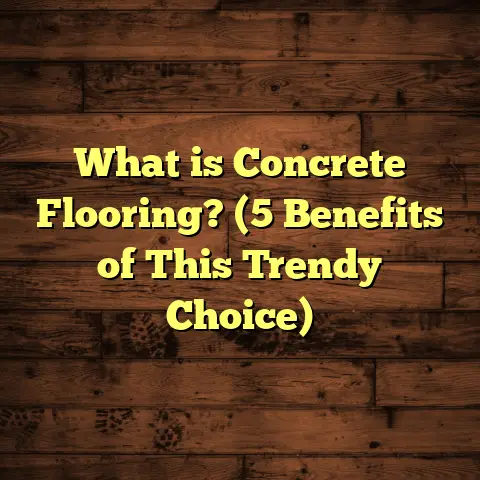 What is Concrete Flooring? (5 Benefits of This Trendy Choice)