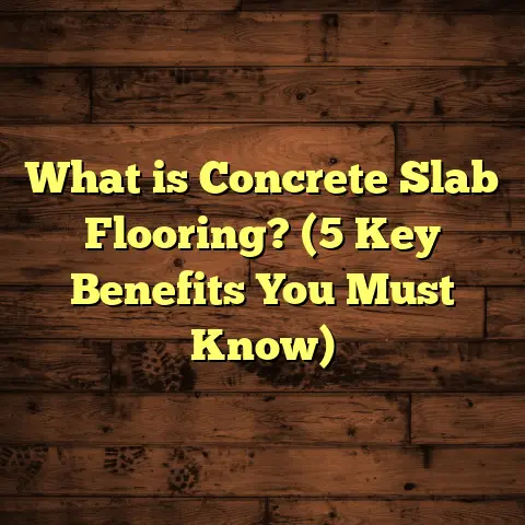 What is Concrete Slab Flooring? (5 Key Benefits You Must Know)