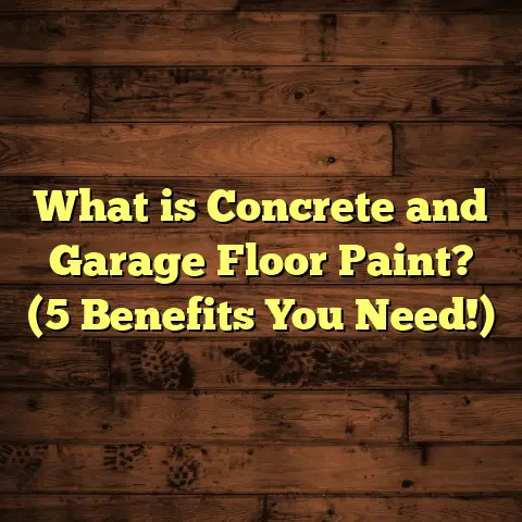 What is Concrete and Garage Floor Paint? (5 Benefits You Need!)