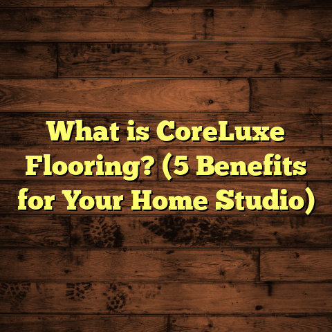 What is CoreLuxe Flooring? (5 Benefits for Your Home Studio)