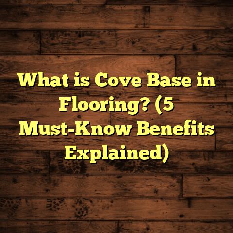 What is Cove Base in Flooring? (5 Must-Know Benefits Explained)