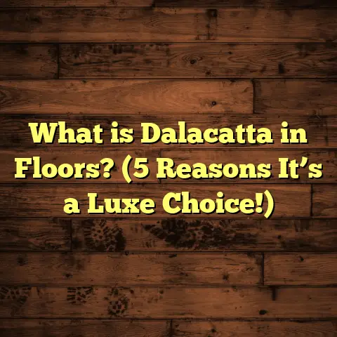 What is Dalacatta in Floors? (5 Reasons It’s a Luxe Choice!)