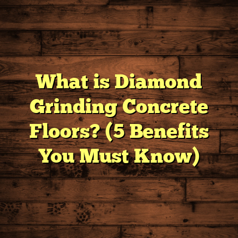 What is Diamond Grinding Concrete Floors? (5 Benefits You Must Know)