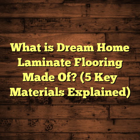 What is Dream Home Laminate Flooring Made Of? (5 Key Materials Explained)