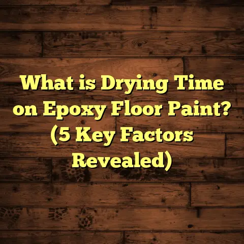 What is Drying Time on Epoxy Floor Paint? (5 Key Factors Revealed)